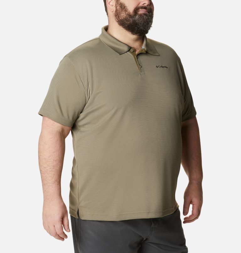 Men's Columbia Utilizer Polo Shirts Olive | Plus Size CA-LL348